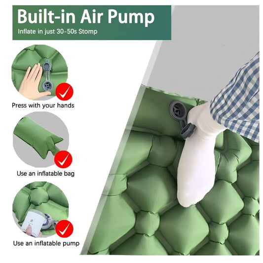 Colchoneta inflable ultraligera LT-04 con bomba integrada