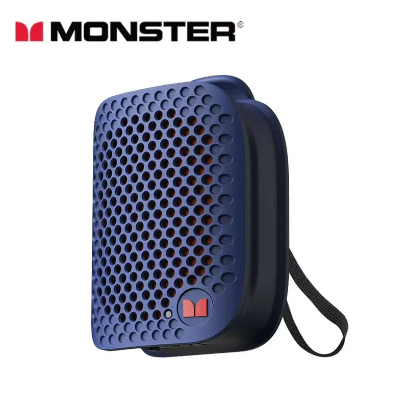 Parlante Bluetooth portátil Monster M3 con clip magnético