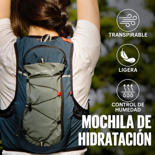 Kit de Hidratación WRELS 10 L para Running y Trail — 5 Piezas