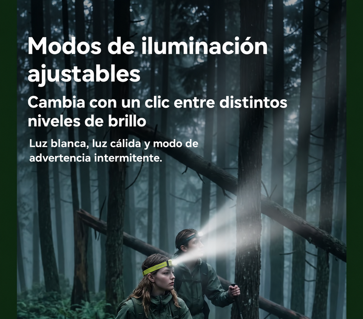 Linterna Frontal Qunature PathLux 305 lm con Sensor y USB-C