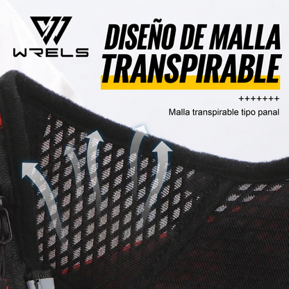 Chaleco de hidratación WRELS para running y trail