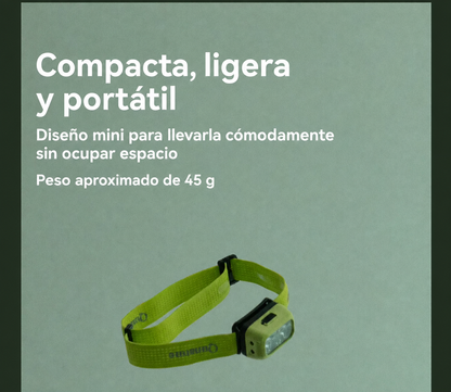 Linterna Frontal Qunature PathLux 305 lm con Sensor y USB-C