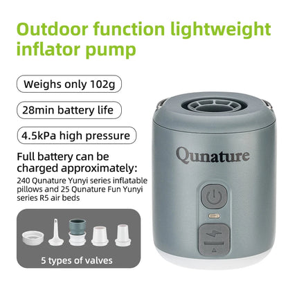 Minibomba eléctrica Qunature 4,5 kPa con base magnética