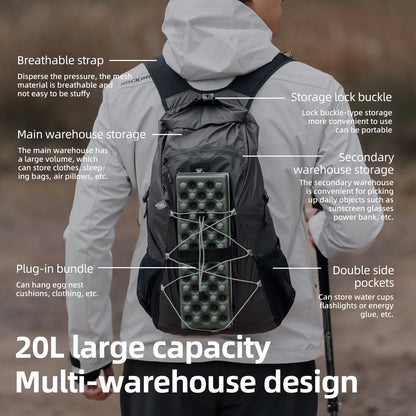 Mochila plegable ultraligera Qunature 20 L