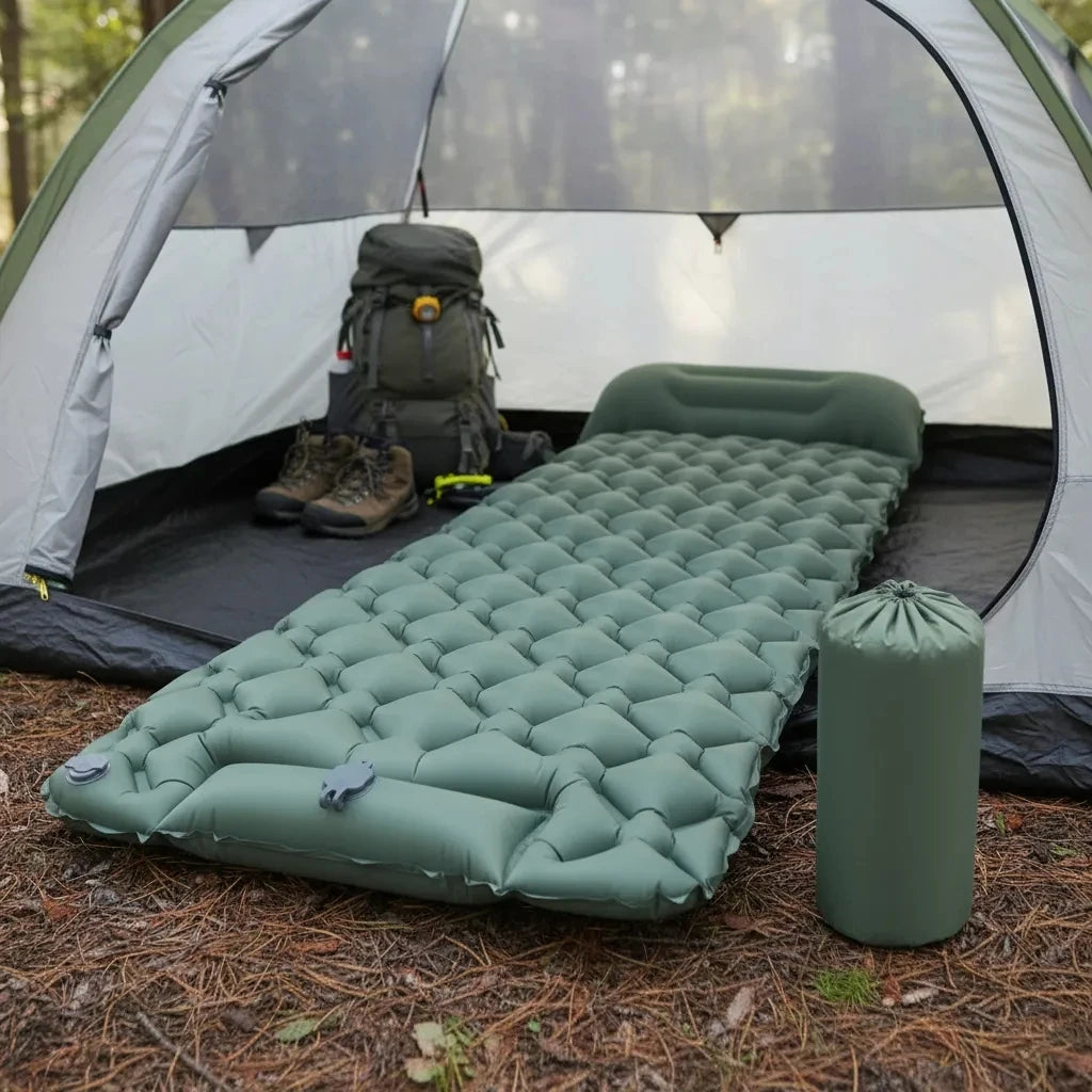 Colchoneta inflable ultraligera LT-04 con bomba integrada