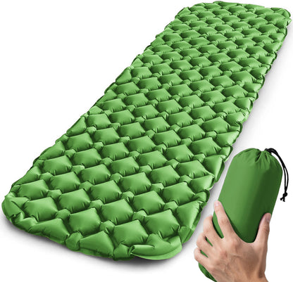 Colchoneta inflable ultraligera LT01 con inflador de pie integrado