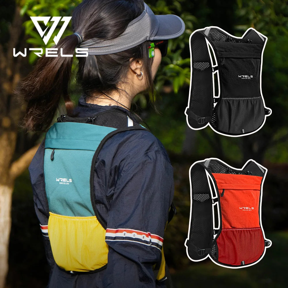 Chaleco de hidratación WRELS para running y trail