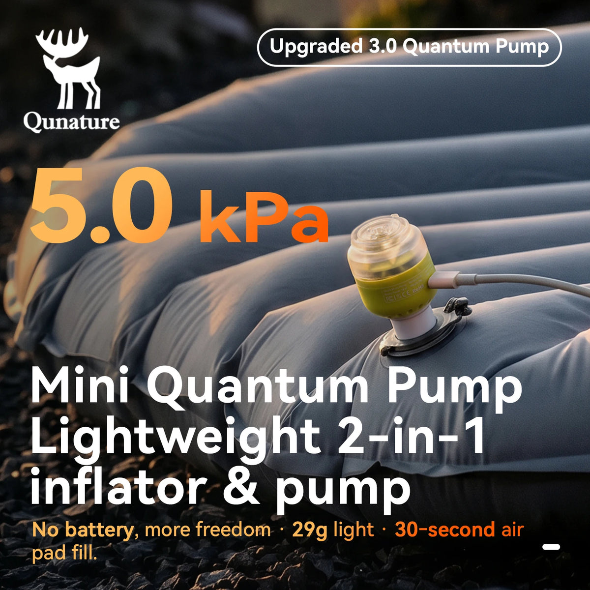 Minibomba eléctrica Qunature Mini Quantum USB-C
