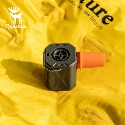 Inflador eléctrico portátil Qunature 2.0 con luz de camping