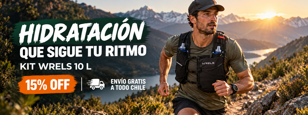 Kit de hidratación WRELS para running y trail