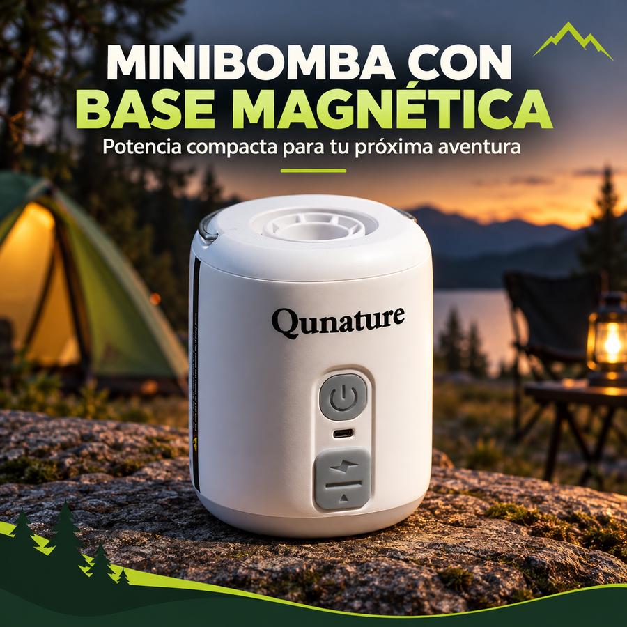 Minibomba eléctrica Qunature 4,5 kPa con base magnética